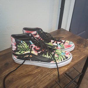 Vans Sk8-Hi Hawaiian Print Shoes